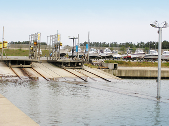 九頭竜川ボートパーク施設図